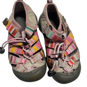Keen Newport H2 Toddler Sandals Size 11c US Striped Pink